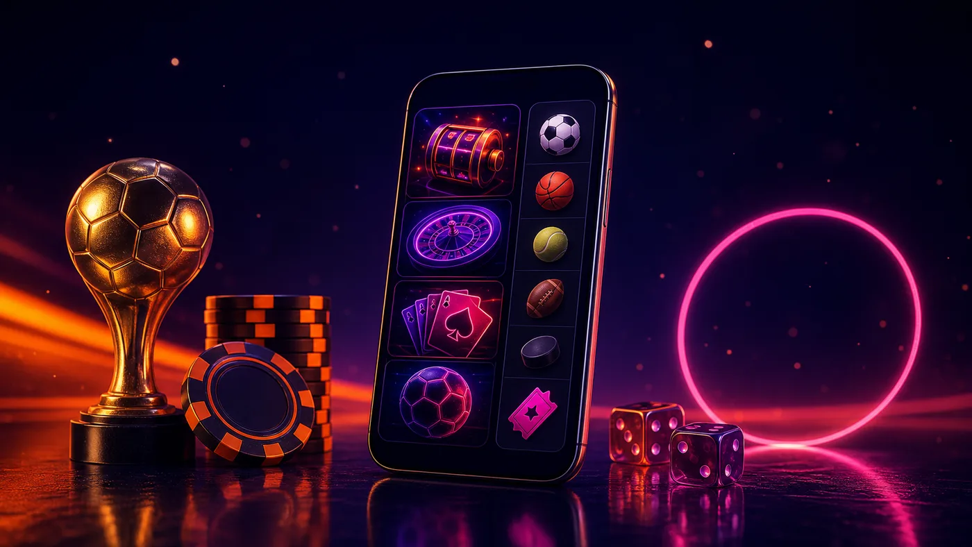 iPhone med casinolobby
